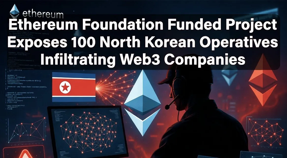Projeto da Fundação Ethereum expõe 100 operativos norte-coreanos em empresas Web3