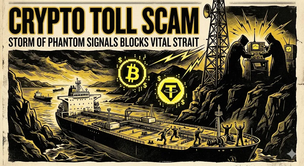 Golpistas Exigem Criptomoedas de Navios À Deriva no Estreito de Ormuz