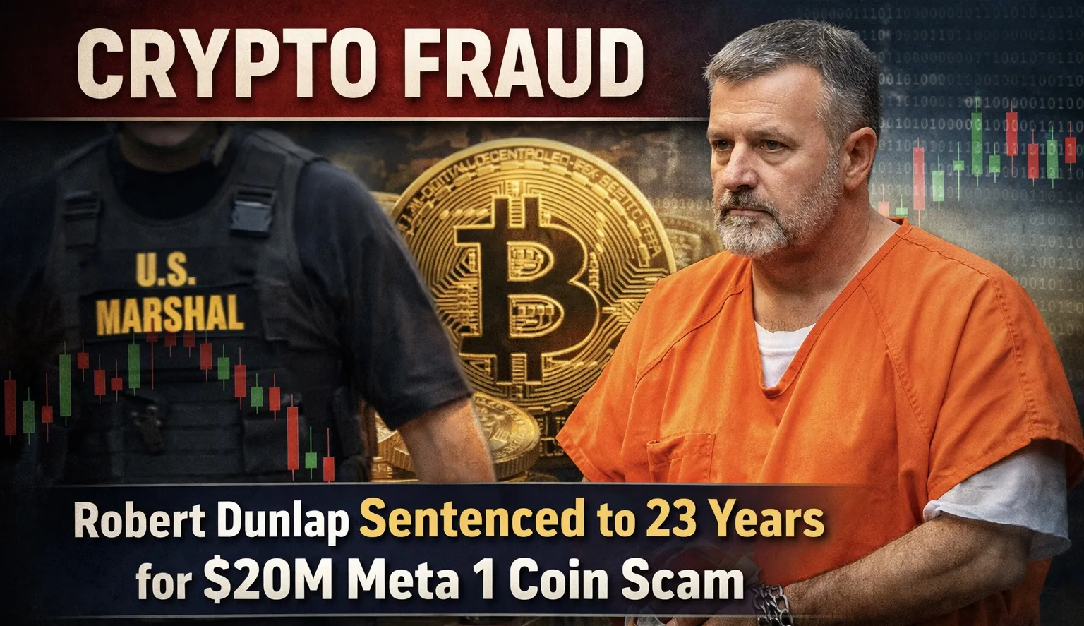 Homem do Texas Sentenciado a 23 Anos em Caso de Fraude Majoritária em Criptomoedas