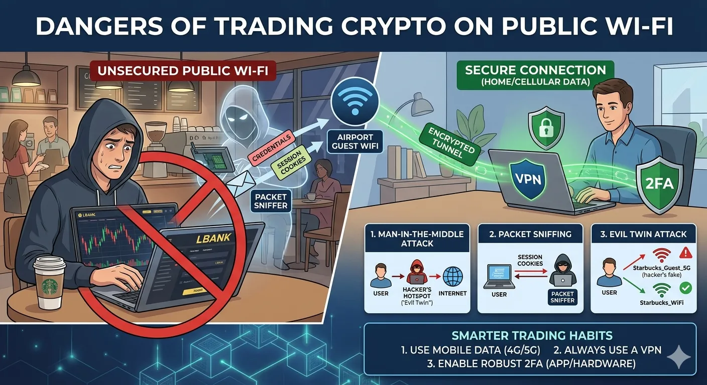 Por que Negociar Criptomoedas em Wi-Fi Público é um Jogo de Altos Riscos