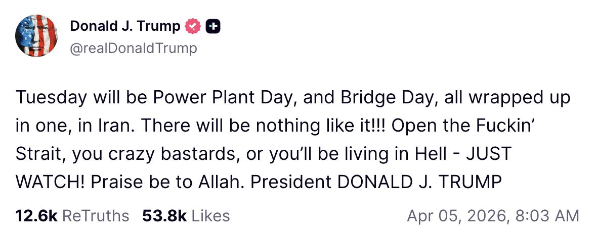 Iran, US Government, United States, Donald Trump, Oil and Gas, Polymarket