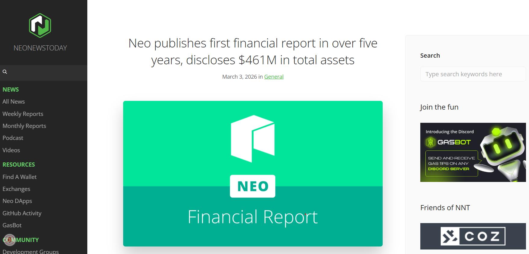 Cryptocurrencies, Neo, DAO, Sistem Tata Kelola Koin