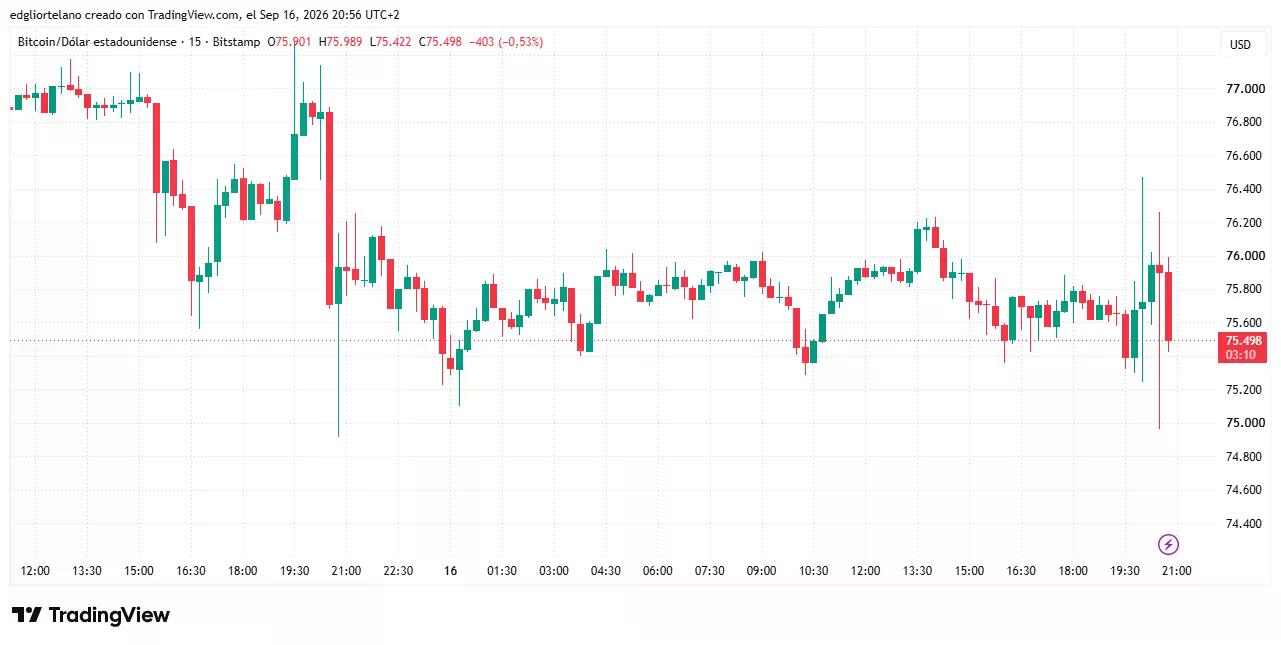 Données de prix du Bitcoin. Image : Tradingview