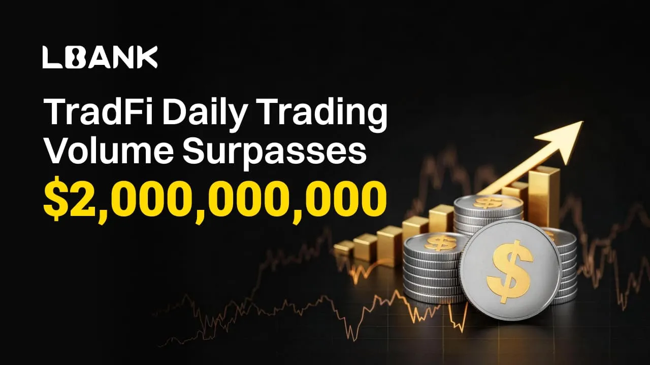Volume Diário de Negociações TradFi da LBank ultrapassa US$ 2 bilhões