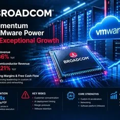 Rapport d'analyse financière sur Broadcom (AVGO) - Les revenus de l'IA explosent, mais un multiple de 45x les flux de trésorerie anticipe déjà une montée en puissance sans faille 