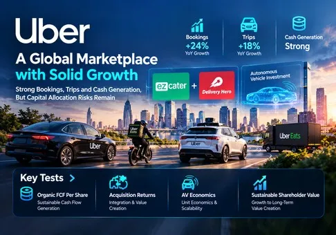 Uber Technologies (UBER) Equity Research Report - Cash Flow Supports Value but Acquisitions Must Earn Their Keep